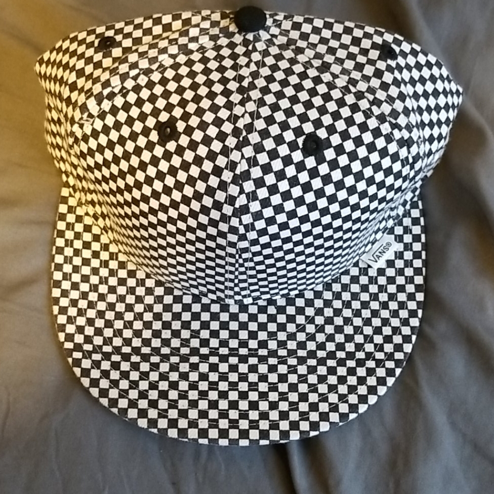 Van's Fitted Checkered Hat